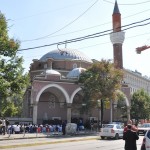 Moskee in Sofia tijdens vrijdaggebed