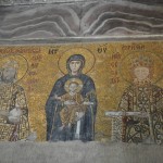 Christelijke afbeelding in de Aya Sofia