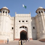 Een van de ingangen Lahore fort