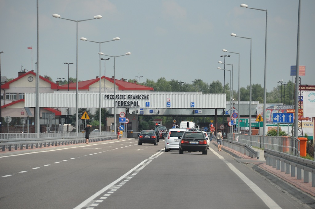 Grensovergang Terespol (Polen) - Brest (Belarus)