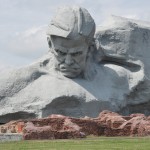 Valour monument in het fort van Brest, Belarus