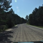 Vaak asfalt soms gravel, Belarus wegen